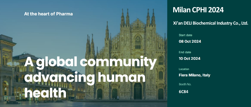 Alăturați-vă Deli Cyclodextrin la CPHI Milano 2024!