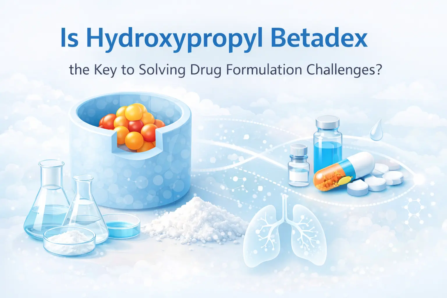 Este Hydroxypropyl Betadex cheia pentru rezolvarea provocărilor legate de formularea medicamentelor?