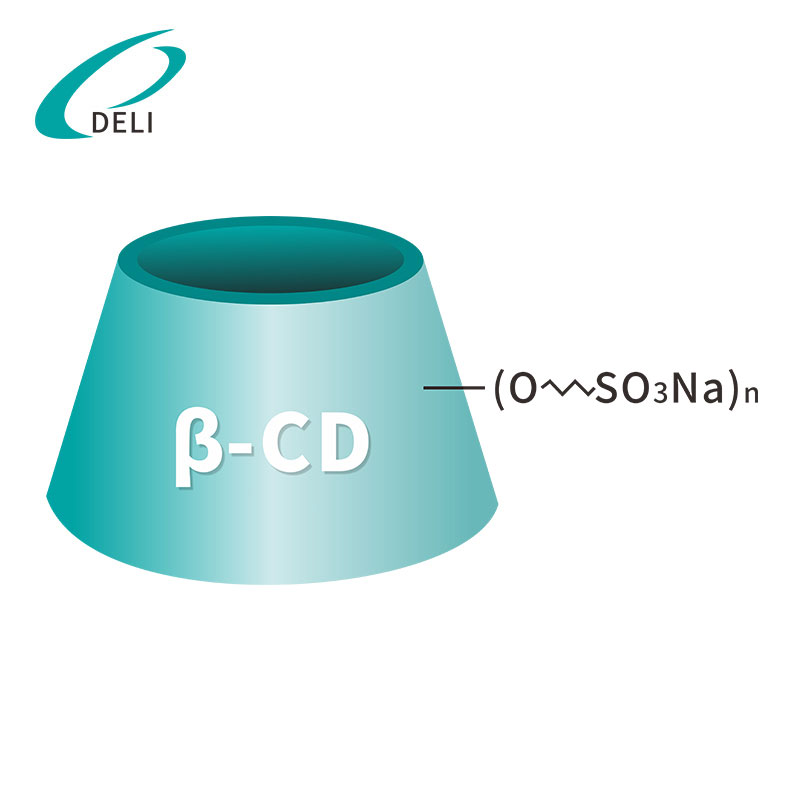 Betadex Sulfobutil Eter Sodiu CAS NR 182410-00-0 Sulfobutil Beta Ciclodextrină Sodiu